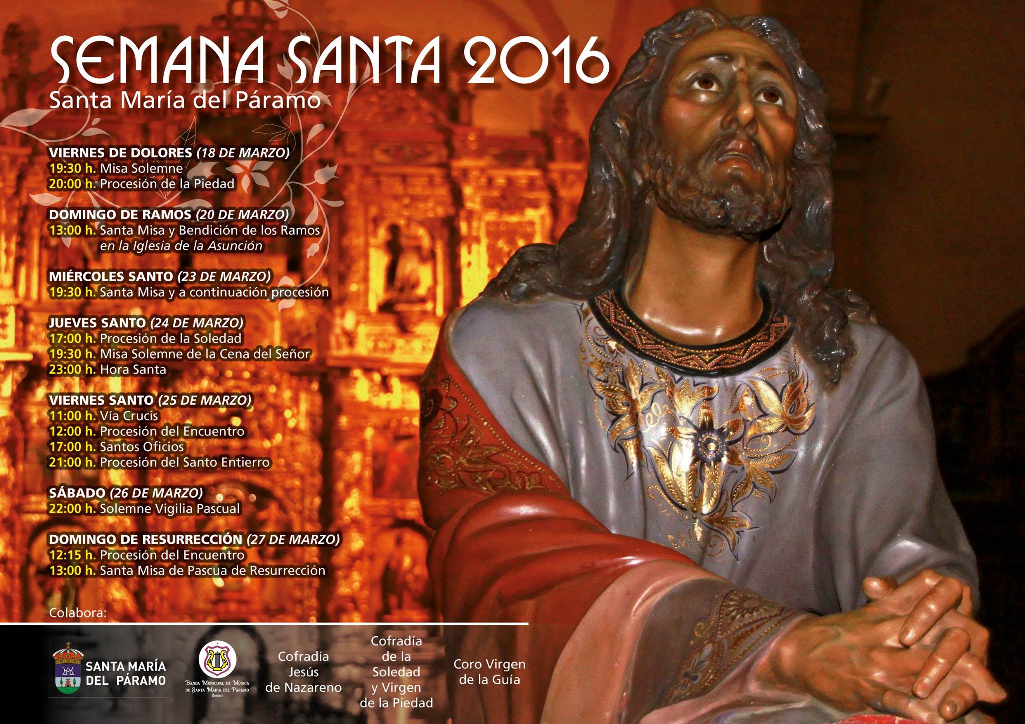 Semana Santa en Santa María del Páramo 2016 Santa María del Páramo